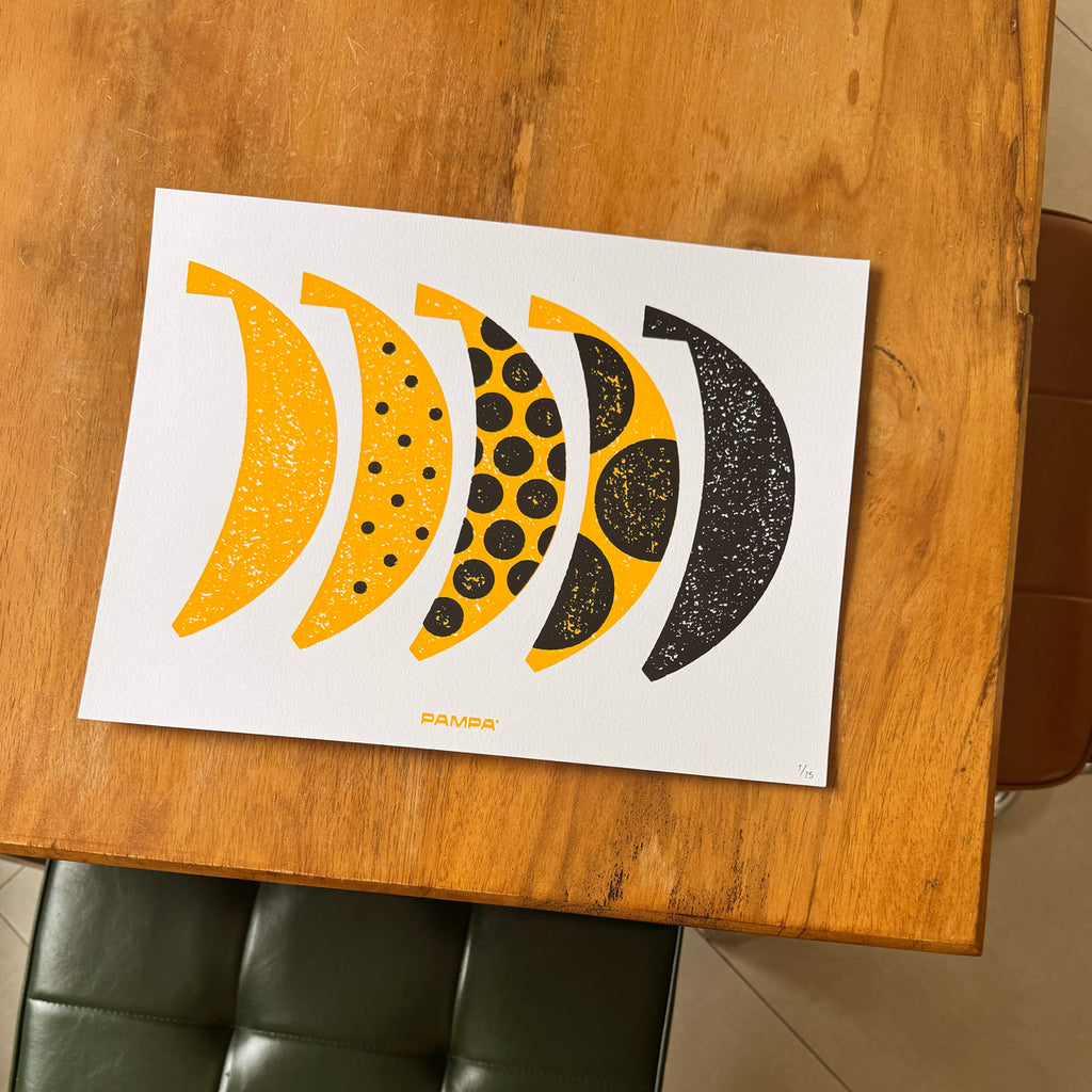 Bananos - Serigrafía Artística