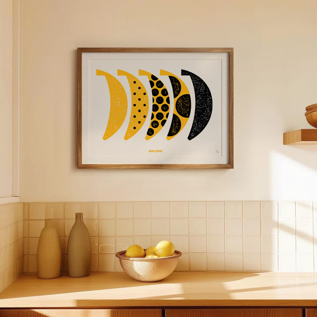 Bananos - Serigrafía Artística